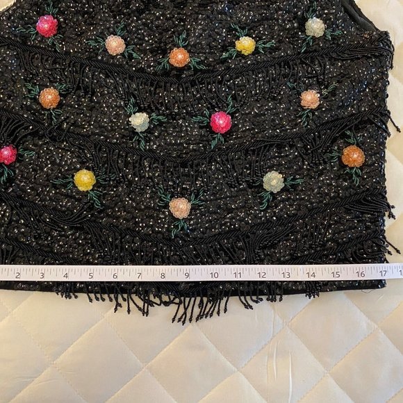 Vintage 1960s Sequin and Beaded Top - Picture 6 of 9